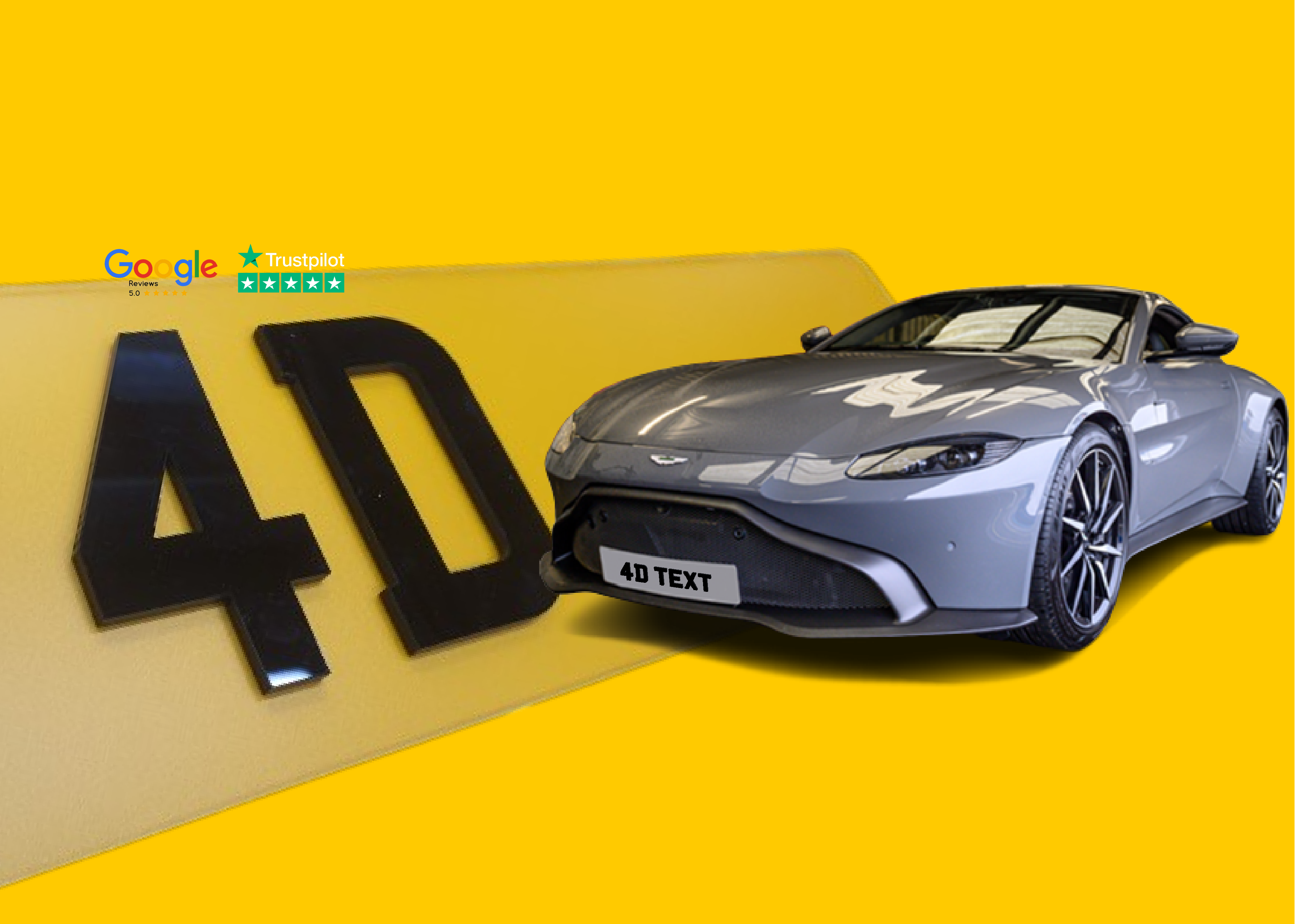 4D Number Plates Plates - Nationwide Number PlatesNationwide Number Plates